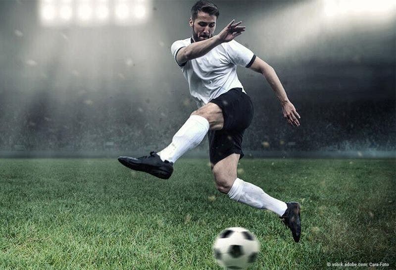 Fit wie ein Fußballer