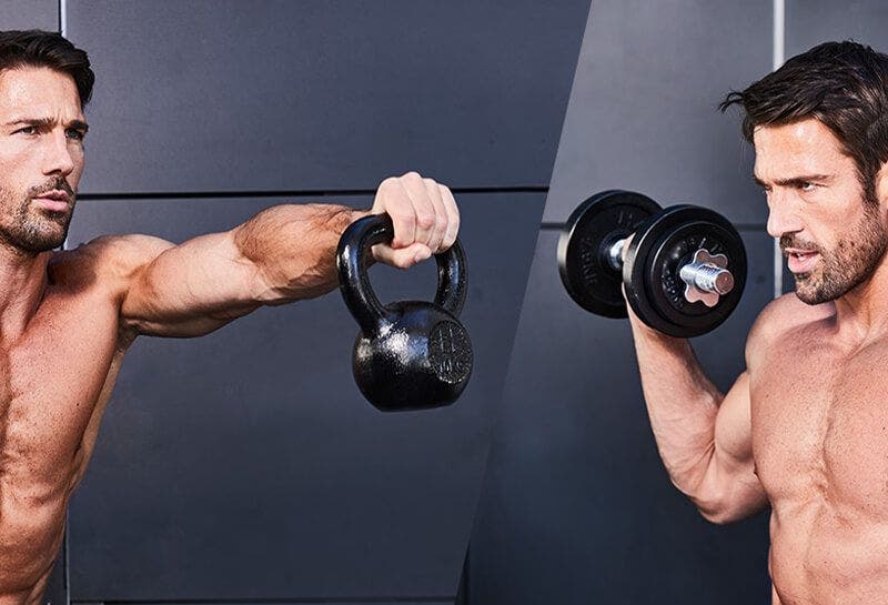 Kettlebell oder Hanteln