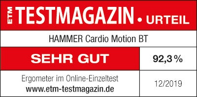 ETM Testmagazin 12/2019 Note "sehr gut"