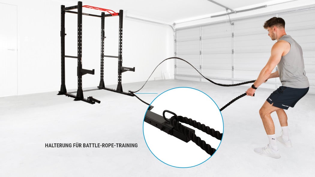 Halterung für Battle-Rope-Training